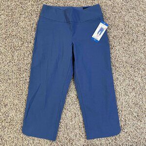 S.C. & Co. Women’s Tummy Control Pull-On Capri Pants Blue, Size 10 (New)